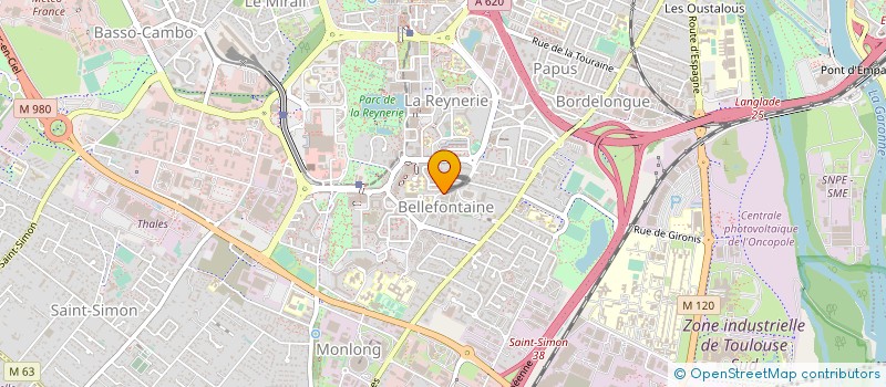 localisation de l'entreprise TRANSMECA à TOULOUSE