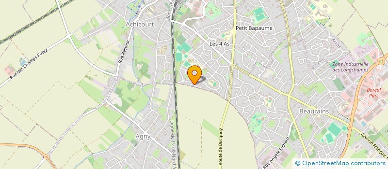 localisation de l'entreprise TRANSMED à ACHICOURT