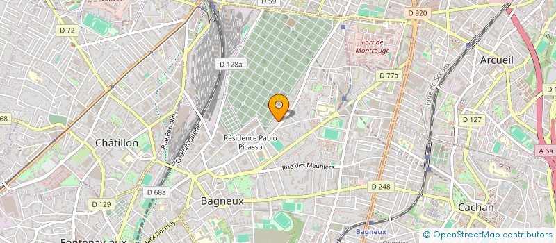 localisation de l'entreprise TRANSMED à BAGNEUX