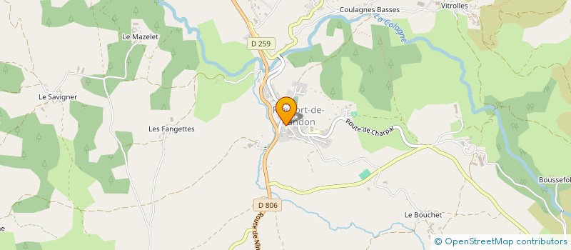 localisation de l'entreprise TRANSMEDIA à MONTS-DE-RANDON
