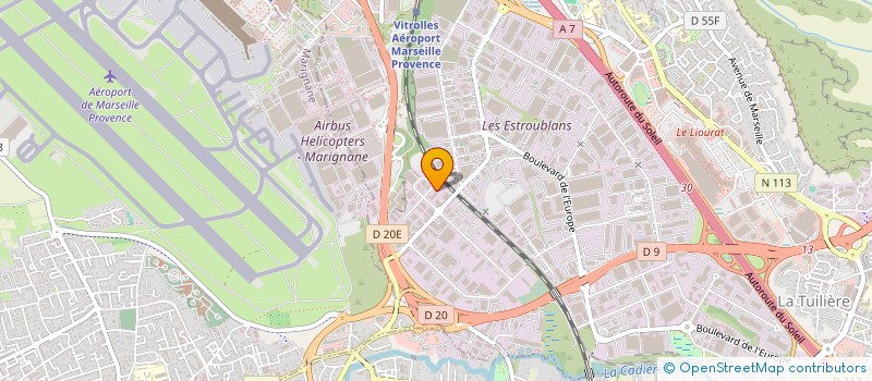 localisation de l'entreprise TRANSMEDTOUR & VOYAGES  VITROLLES