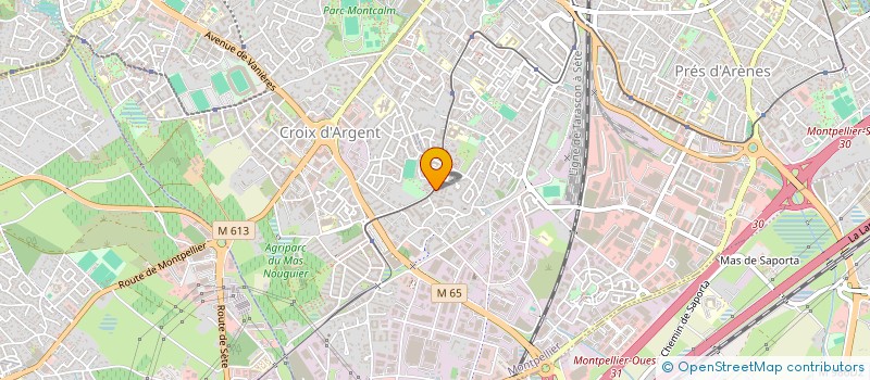 localisation de l'entreprise TRANSMEG  MONTPELLIER