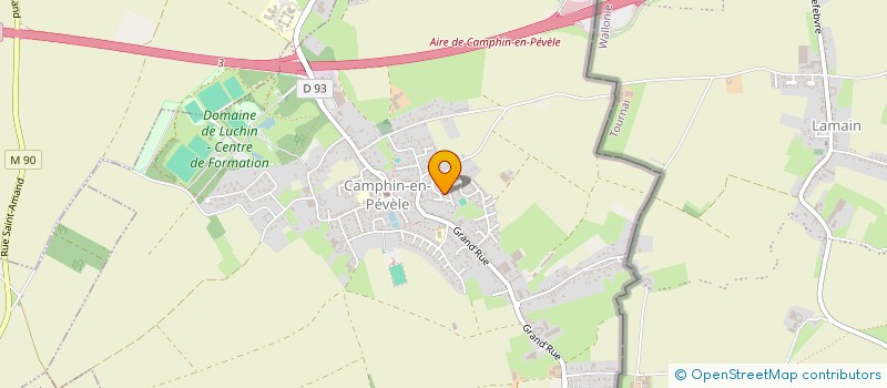 localisation de l'entreprise TRANSMETAL SARL à CAMPHIN-EN-PEVELE