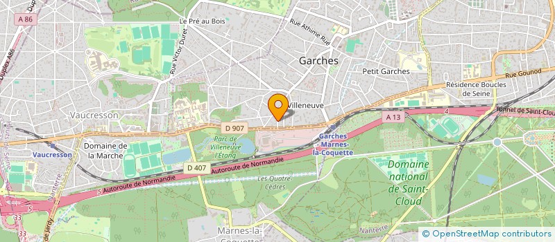 localisation de l'entreprise TRANSMETTRE à GARCHES