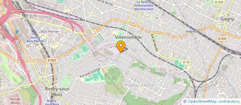 localisation de l'entreprise TRANSMETTRE, VALEURS CITOYENNES  VILLEMOMBLE