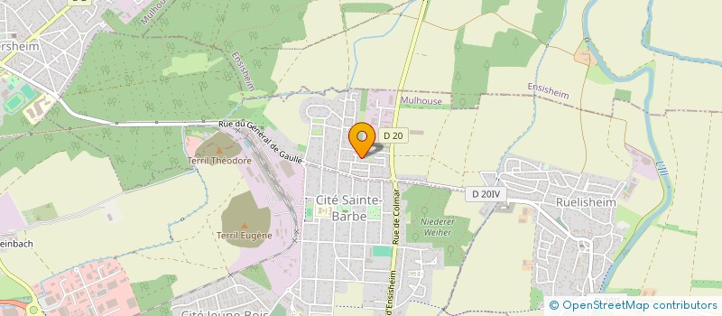 localisation de l'entreprise TRANSMI à RUELISHEIM