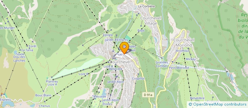 localisation de l'entreprise TRANSMISSION à COURCHEVEL
