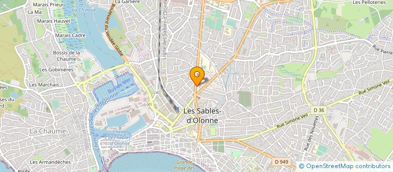 localisation de l'entreprise TRANSMISSION à LES SABLES D'OLONNE