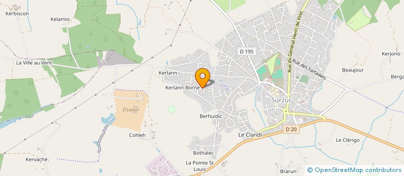 localisation de l'entreprise TRANSMISSION 56  SURZUR