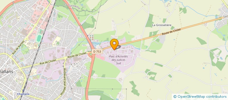 localisation de l'entreprise TRANSMISSION à CHALLANS