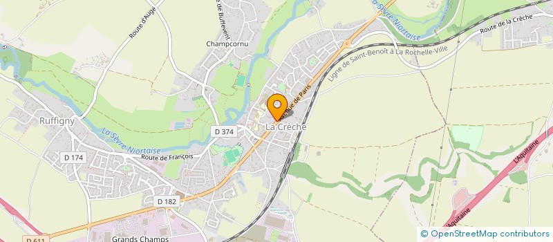 localisation de l'entreprise TRANSMISSION ET ORGANISATION D'INITIATIVES LIEES A L'ESPRIT SCEPTIQUE  LA CRECHE