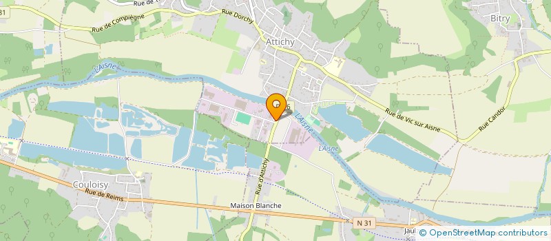 localisation de l'entreprise TRANSMISSION MAINTENANCE INDUST AGRICOLE  ATTICHY