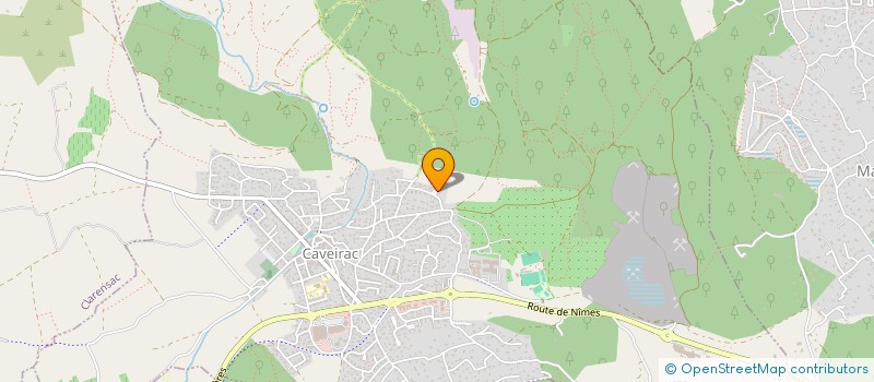 localisation de l'entreprise TRANSMISSION MONTAGNARD SC  CAVEIRAC