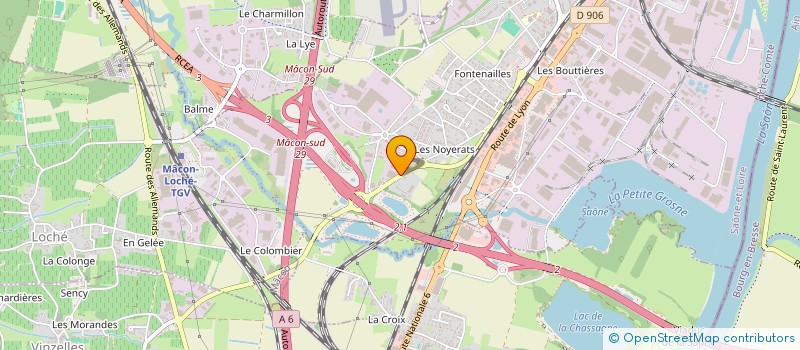 localisation de l'entreprise TRANSMISSION SERVICE MACON à MACON