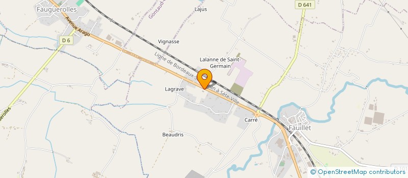 localisation de l'entreprise TRANSMITEC 47 à FAUILLET