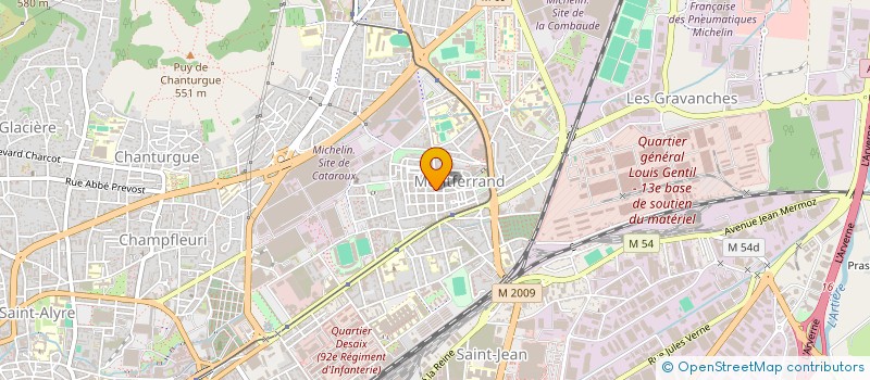 localisation de l'entreprise TRANSMONTANOS à CLERMONT-FERRAND