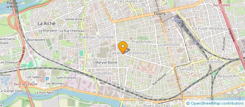 localisation de l'entreprise TRANSMOVE  TOURS