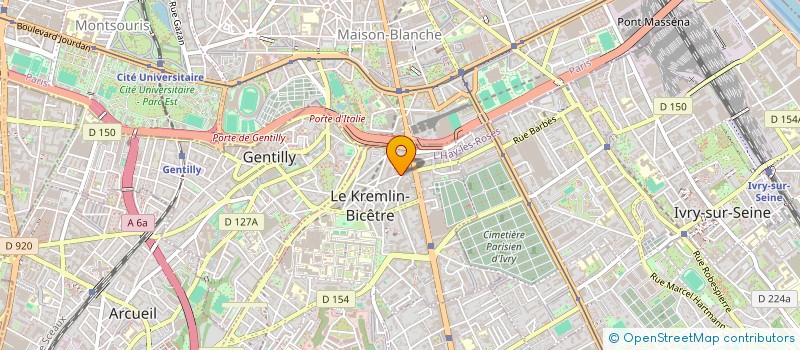 localisation de l'entreprise TRANSMU à LE KREMLIN-BICETRE