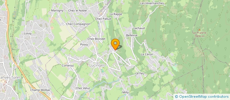 localisation de l'entreprise TRANSMY-PATRIMOINE  LUCINGES