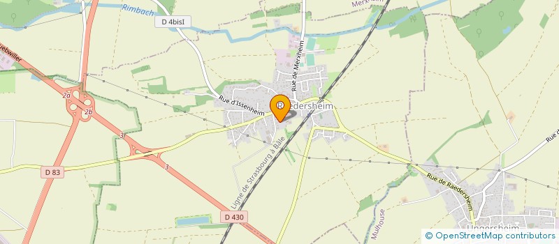 localisation de l'entreprise TRANSNAT à RAEDERSHEIM