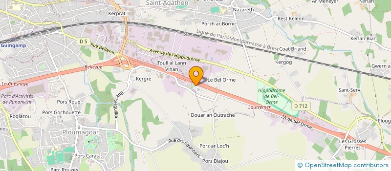 localisation de l'entreprise TRANSNAT  SAINT-AGATHON