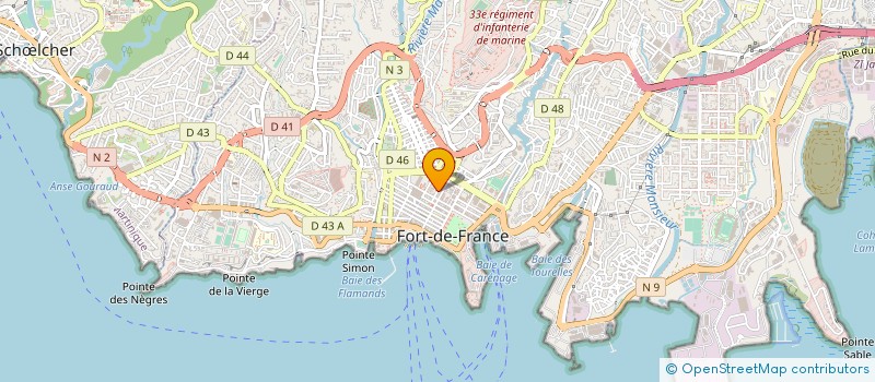 localisation de l'entreprise TRANSNAV à FORT DE FRANCE