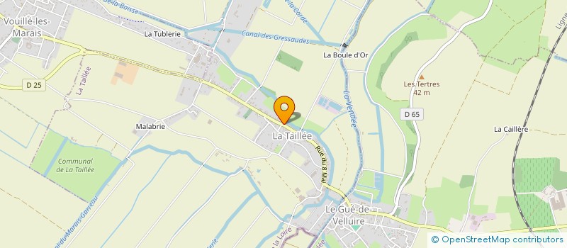 localisation de l'entreprise TRANSNEGOCE LEZEAU RIBREAU A  LA TAILLEE