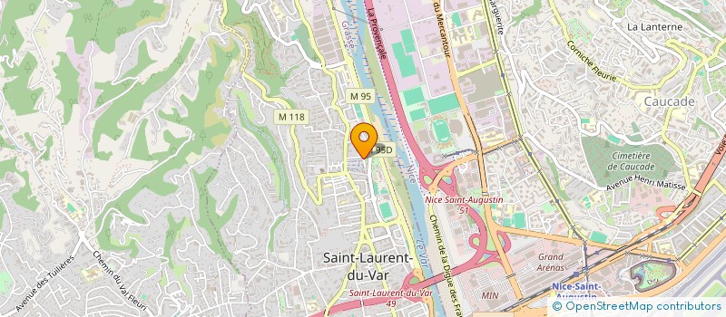 localisation de l'entreprise TRANSNET à SAINT-LAURENT-DU-VAR