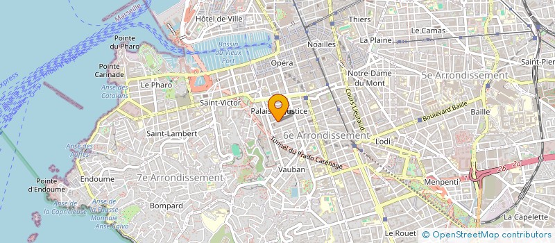 localisation de l'entreprise TRANSNET CONSEIL à MARSEILLE