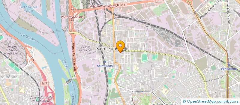localisation de l'entreprise TRANSNOVEO à SAINT-FONS