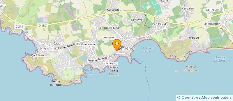localisation de l'entreprise TRANSOCEANS à PLOEMEUR