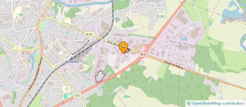 localisation de l'entreprise TRANSODIE à BILLY-SUR-AISNE