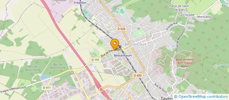 localisation de l'entreprise TRANSOISE à BESSANCOURT