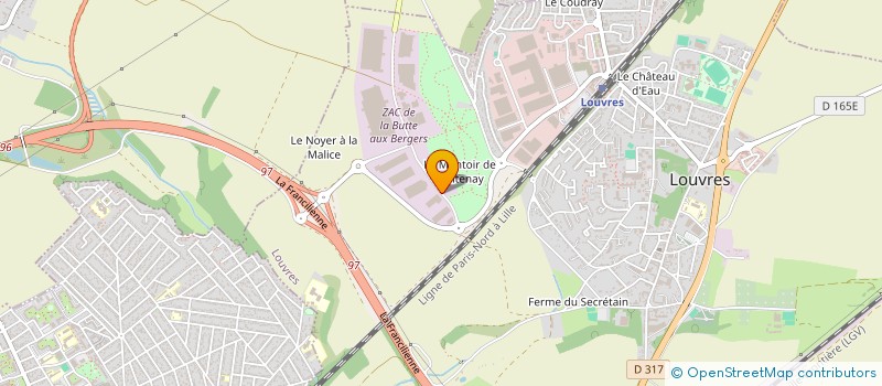 localisation de l'entreprise TRANSOLUTION à LOUVRES