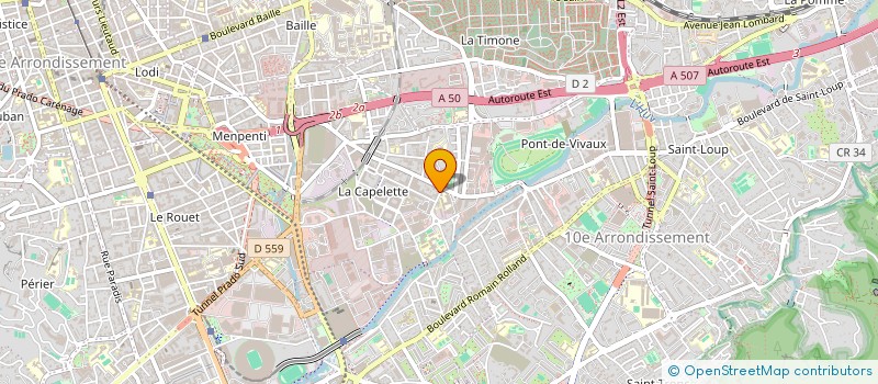 localisation de l'entreprise TRANSORAN à MARSEILLE 10EME