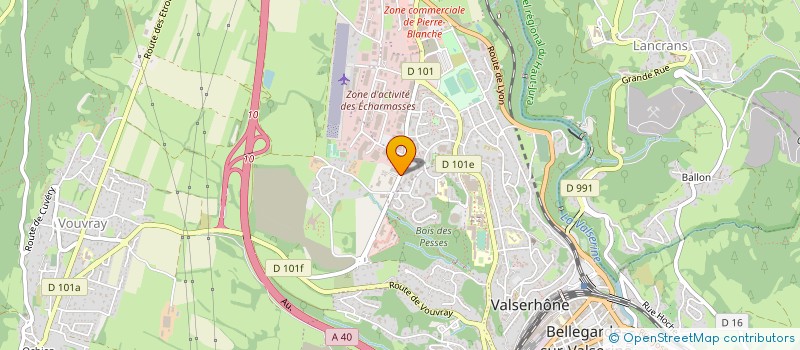 localisation de l'entreprise TRANSP EXPLOIT CARRIERES A CARRAZ FILS à CHATILLON EN MICHAILLE