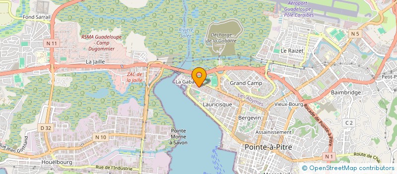 localisation de l'entreprise TRANSP GUADLP PERSON MOBILI REDUIT EXPRE à POINTE-A-PITRE