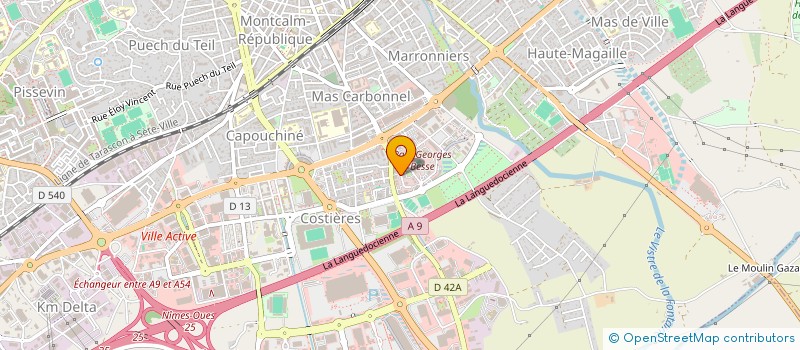 localisation de l'entreprise TRANSP LOC TERRASSEMENT MEDITERRANNEENS  NIMES