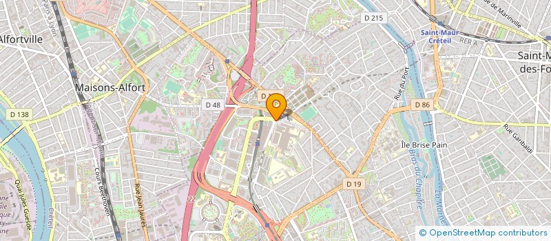 localisation de l'entreprise TRANSP SANITAIRE HELICOPTERE ILE FRANCE à CRETEIL