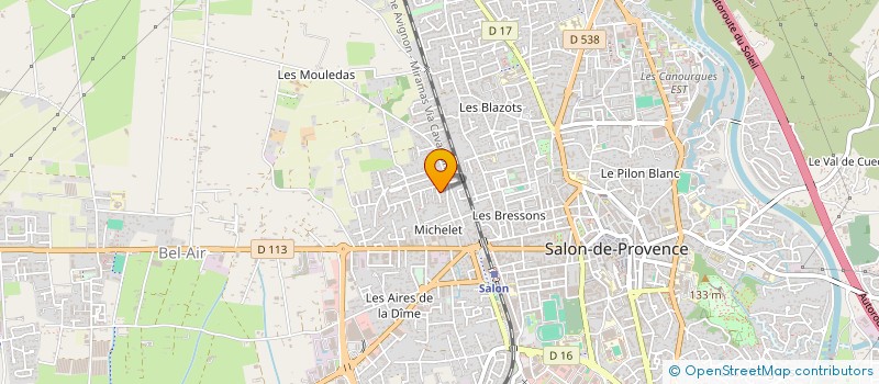 localisation de l'entreprise TRANSPACA  SALON-DE-PROVENCE