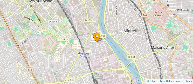 localisation de l'entreprise TRANSPACK à VITRY-SUR-SEINE