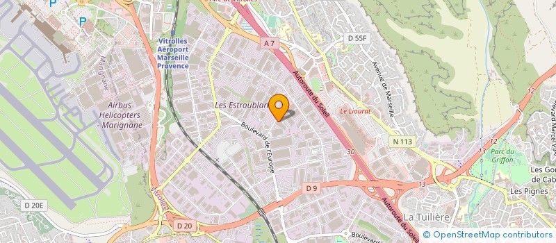 localisation de l'entreprise TRANSPALETTES SERVICES à VITROLLES