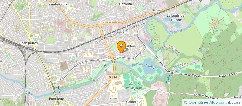 localisation de l'entreprise TRANSPARE-BRISE  LE MANS