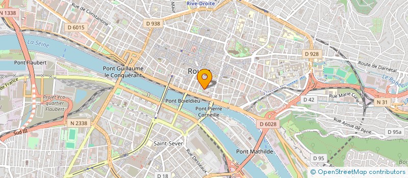 localisation de l'entreprise TRANSPARENCE à ROUEN