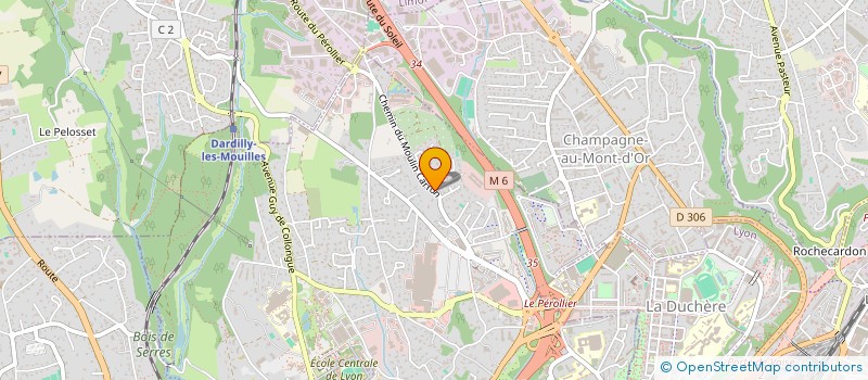 localisation de l'entreprise TRANSPARENCE à ECULLY