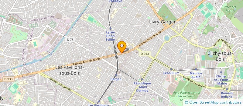 localisation de l'entreprise TRANSPARENCE à LIVRY-GARGAN