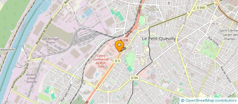 localisation de l'entreprise TRANSPARENCE AUTO & GLASS à LE GRAND-QUEVILLY