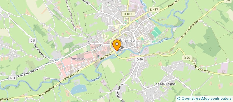 localisation de l'entreprise TRANSPARENCE ET PATRIMOINE  CHARLIEU