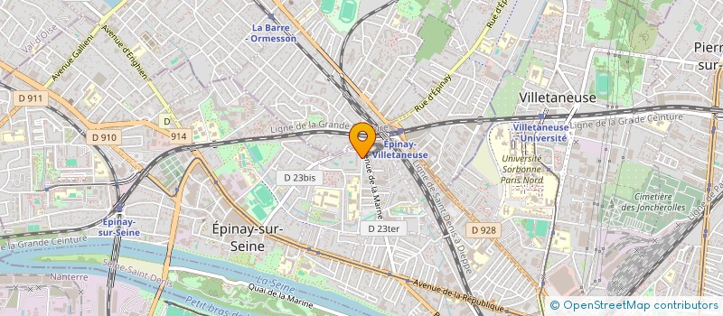 localisation de l'entreprise TRANSPARENCE HLM à EPINAY-SUR-SEINE