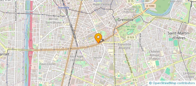 localisation de l'entreprise TRANSPARENCES GRAPHIQUES  GRENOBLE